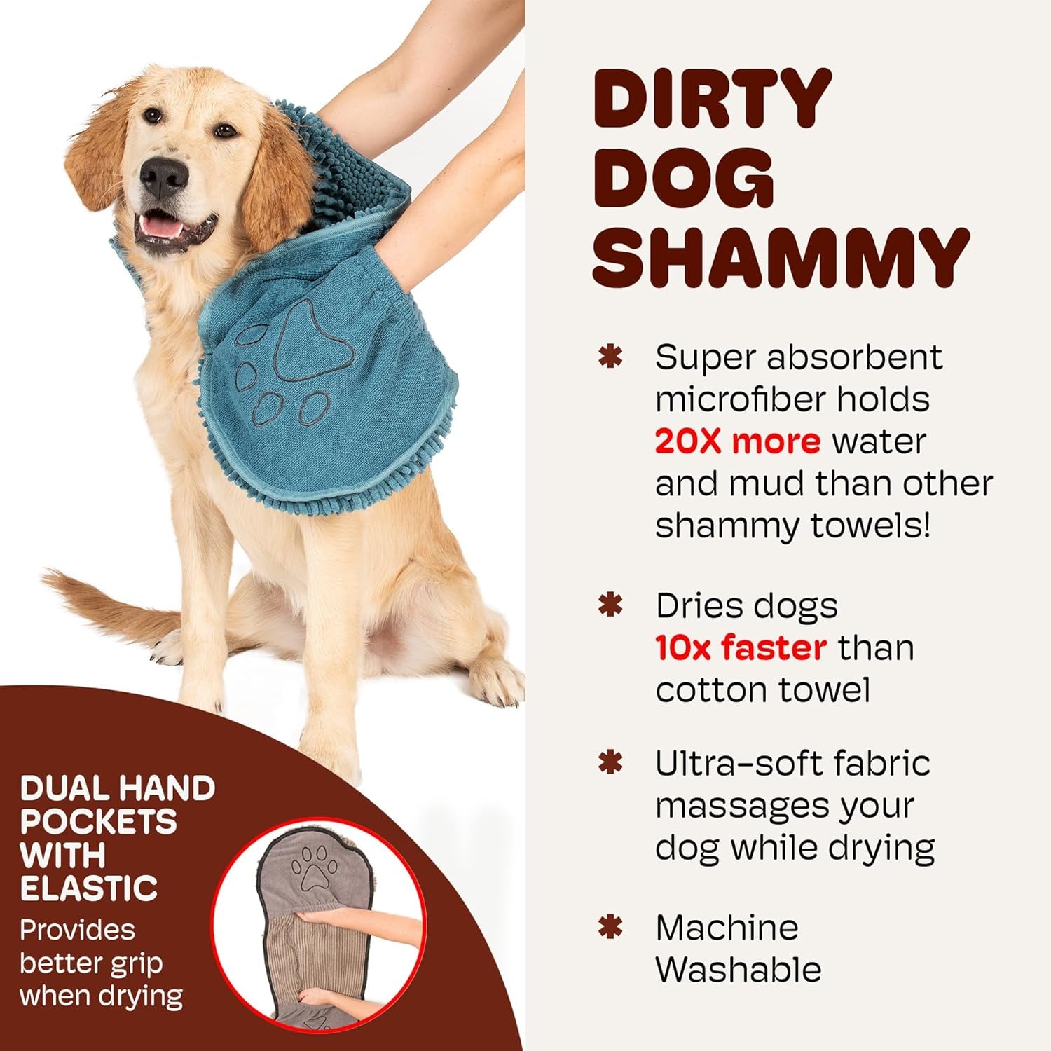 Super Absorbent Microfiber Pet Shammy
