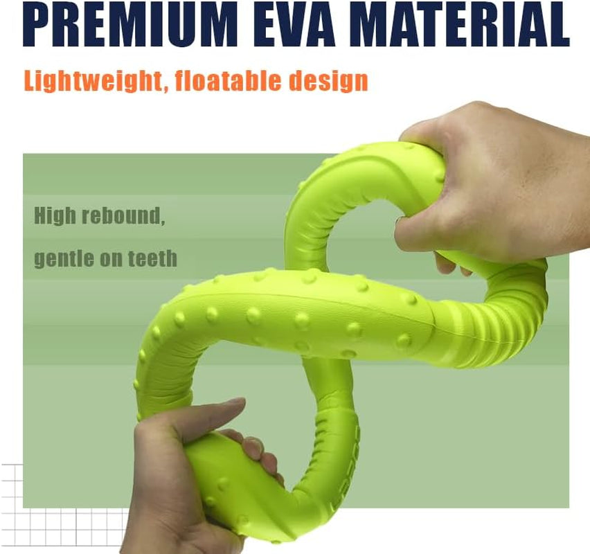 Durable Dog Flying Ring Toy for Fetch & Water Play