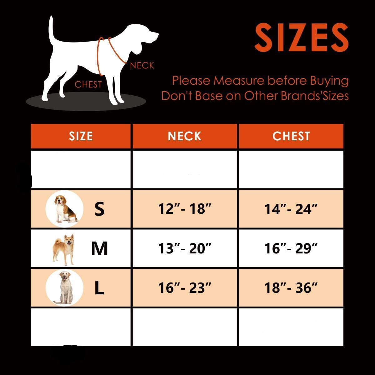 PHOEPET No-Pull Reflective Dog Harness with Handle