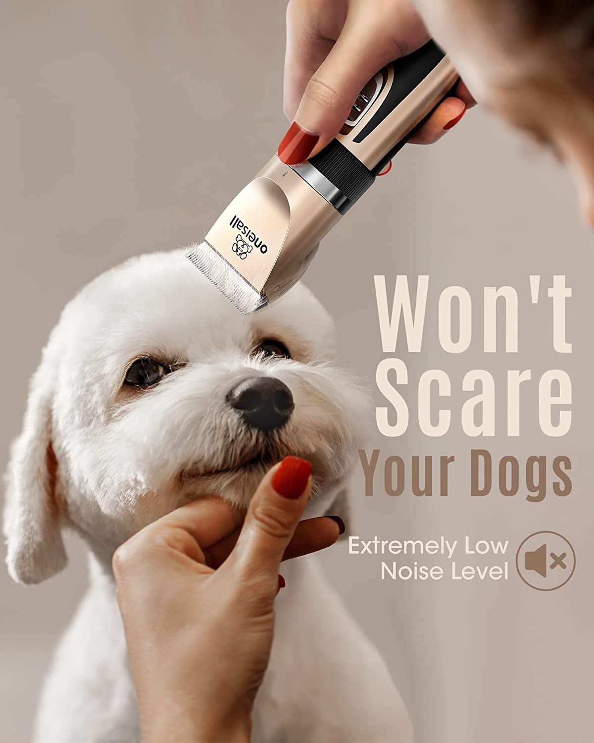 Quiet Rechargeable Pet Grooming Kit