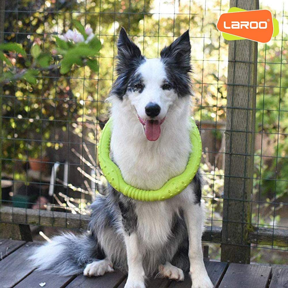 Durable Dog Flying Ring Toy for Fetch & Water Play