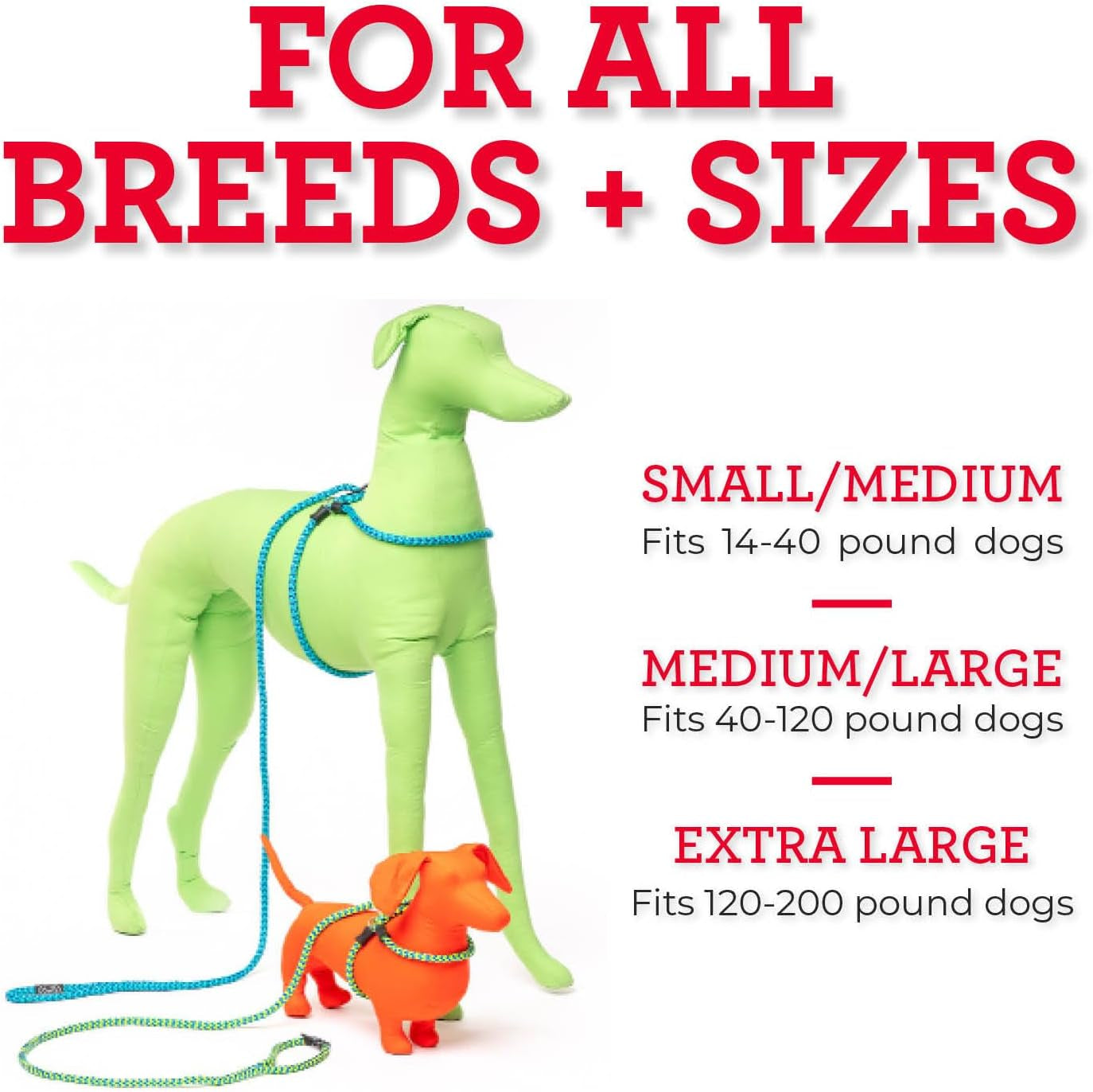Harness Lead No Pull Dog Harness and Leash Set, anti Pull Dog Harness for All Breeds and Sizes, One-Piece Cushioned Rope Design Safely Prevents Escaping and Pulling (Small/Medium, Orange/Reflective)