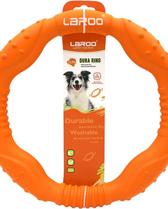 Durable Dog Flying Ring Toy for Fetch & Water Play