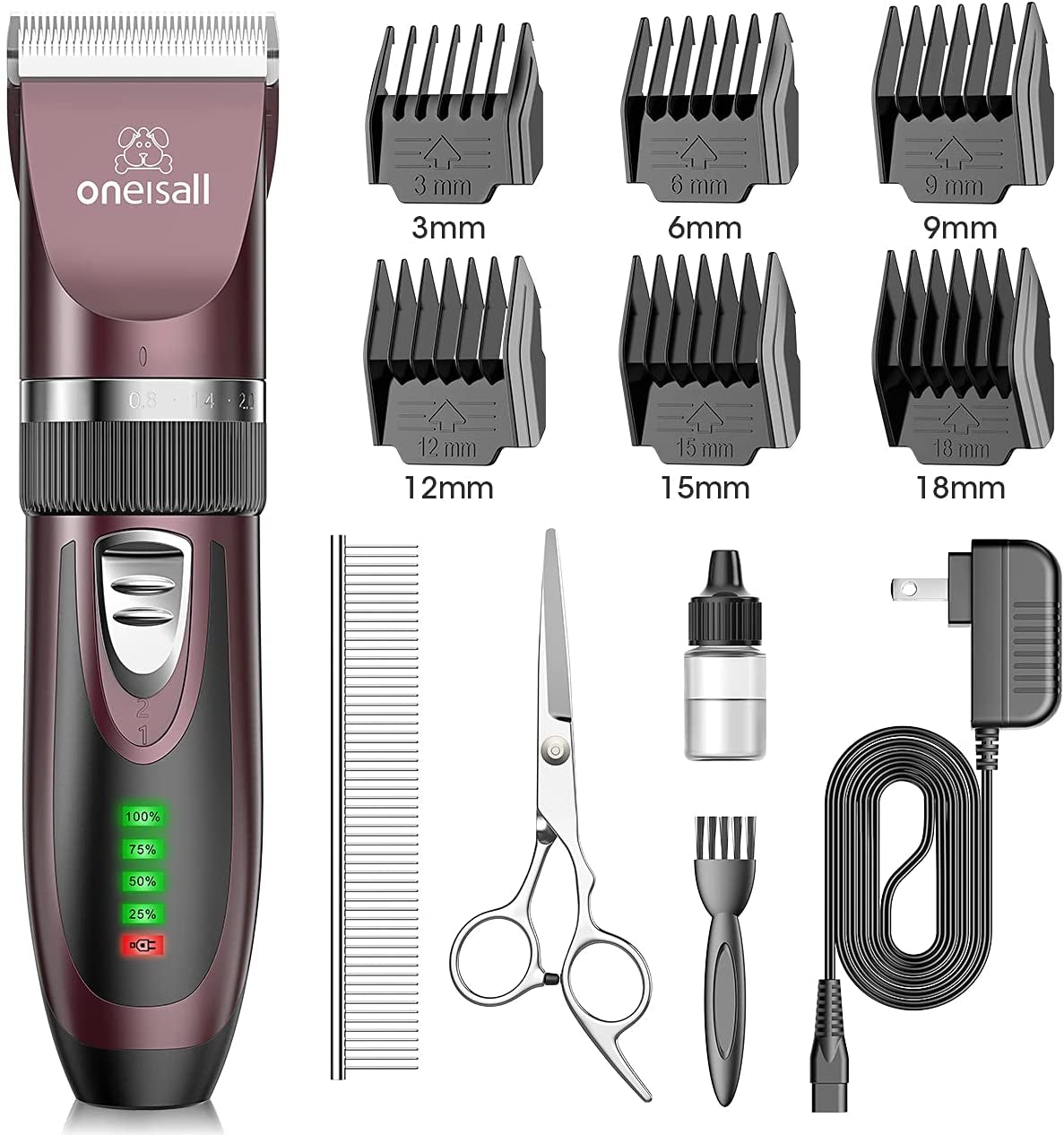 Quiet Rechargeable Pet Grooming Kit