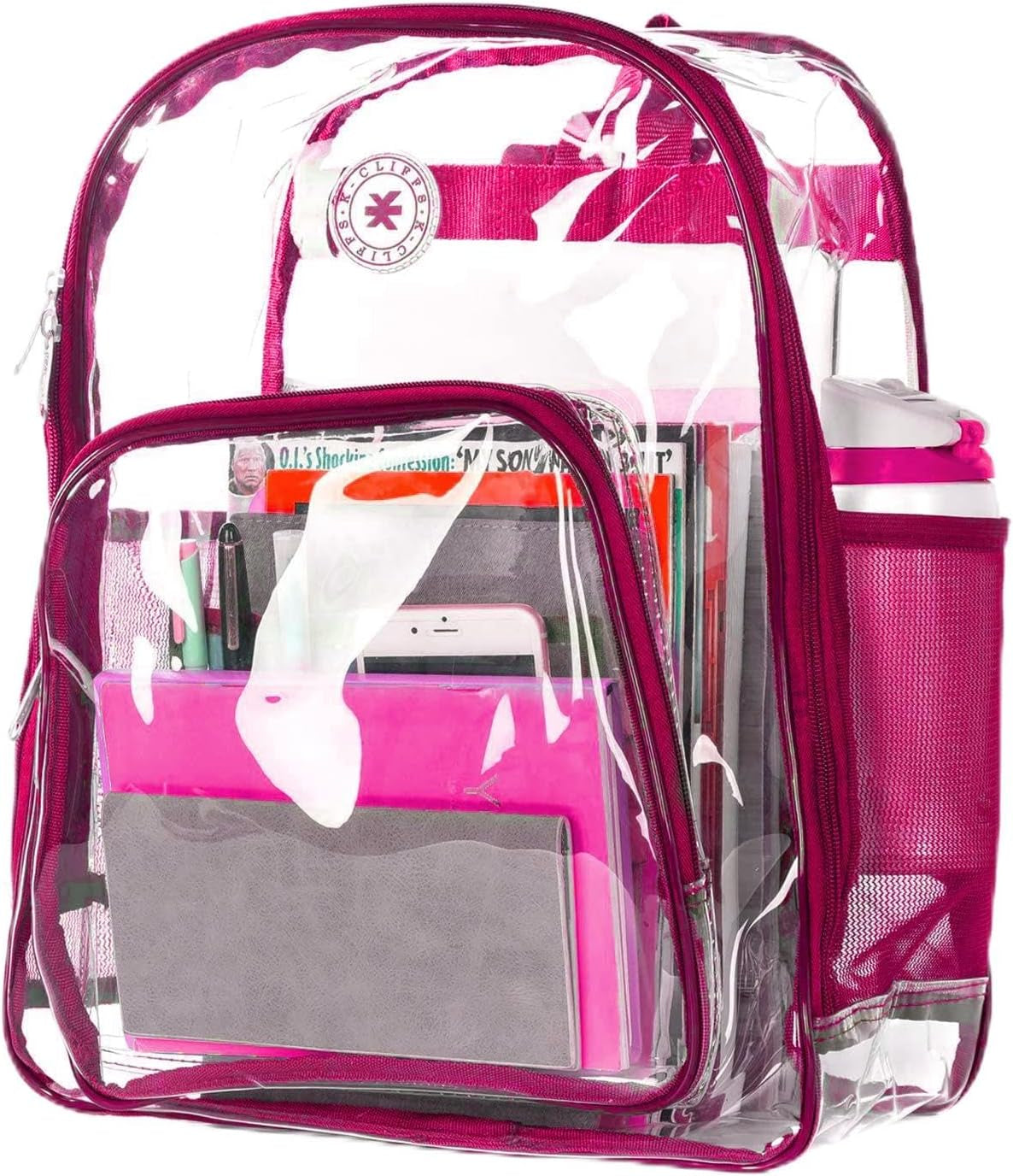 
K-Cliffs Clear Heavy-Duty Backpack
