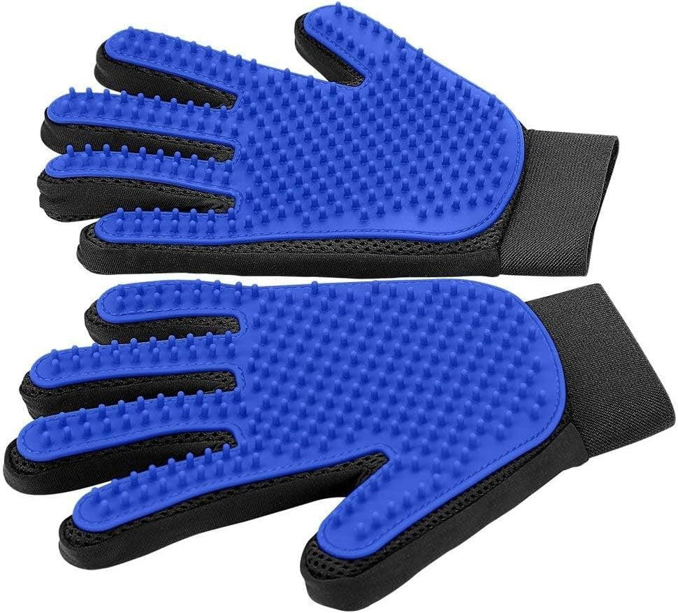 Upgrade Efficient Pet Hair Remover Gloves - Gentle Shedding Brushes for Pet