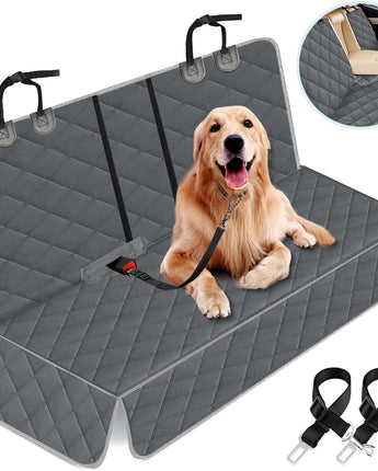 Waterproof Dog Seat Cover Fits most cars, SUVs, and trucks non-slip and durable