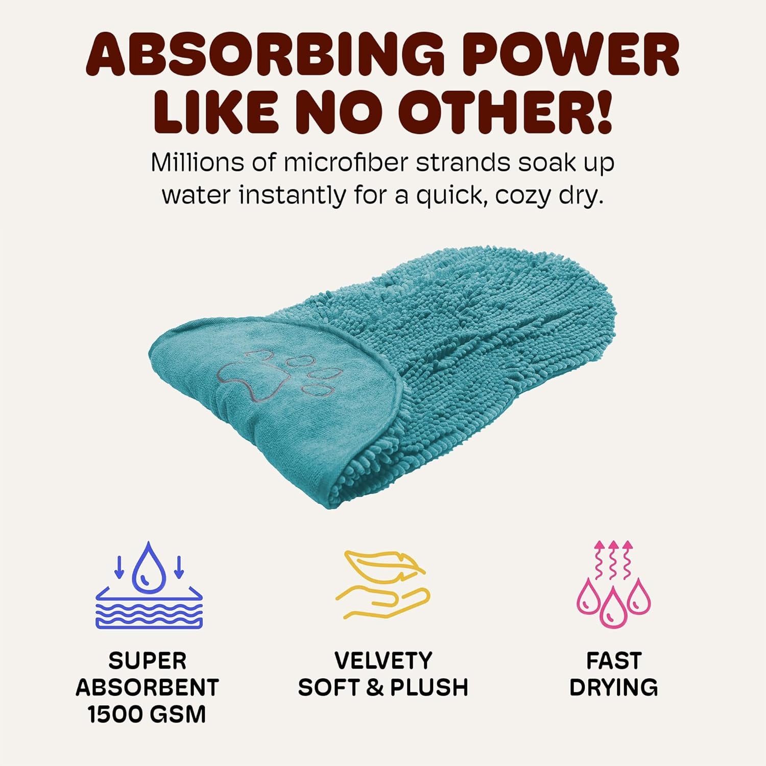 Super Absorbent Microfiber Pet Shammy