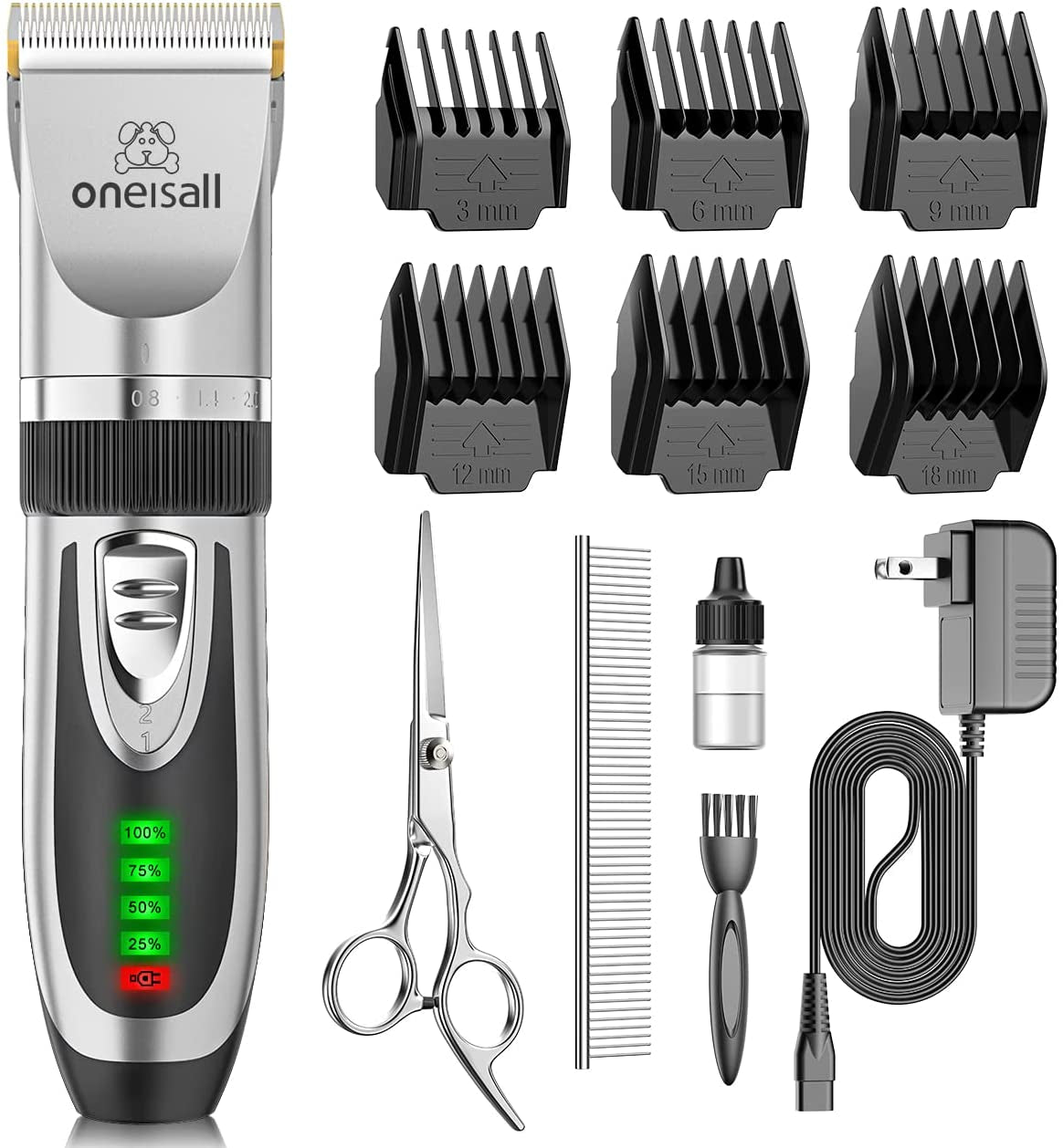 Quiet Rechargeable Pet Grooming Kit