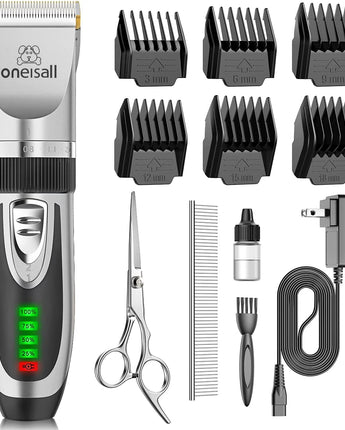 Quiet Rechargeable Pet Grooming Kit