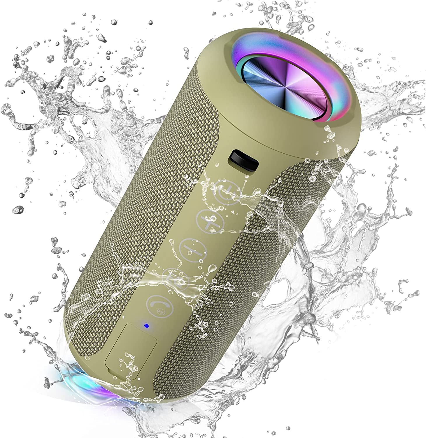 ORTIZAN Portable Bluetooth Outdoor Speaker