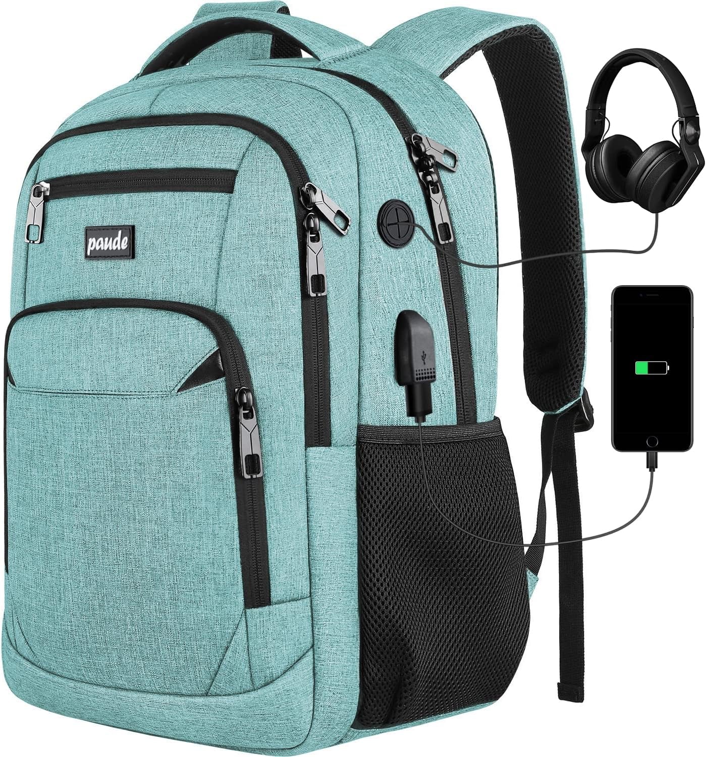 Paude Travel Backpack with  Laptop compartment and charger