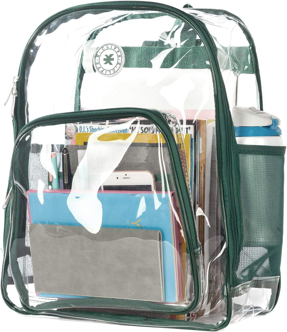 
K-Cliffs Clear Heavy-Duty Backpack